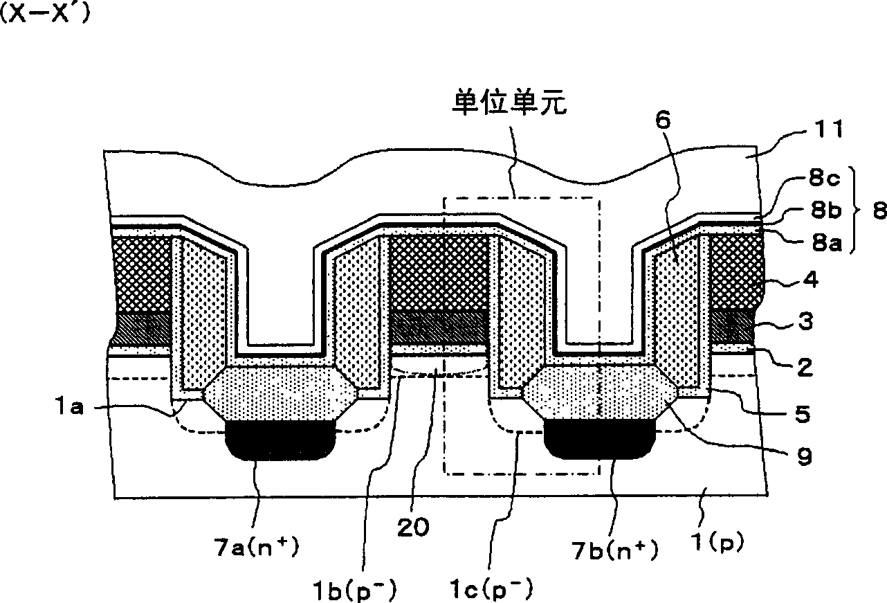 Semiconductor storage device and method for manufacturing same