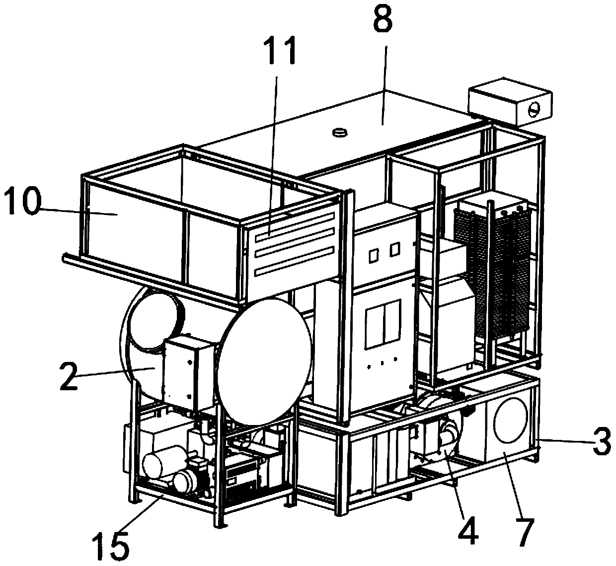 Industrial sewage treatment process and treatment apparatus