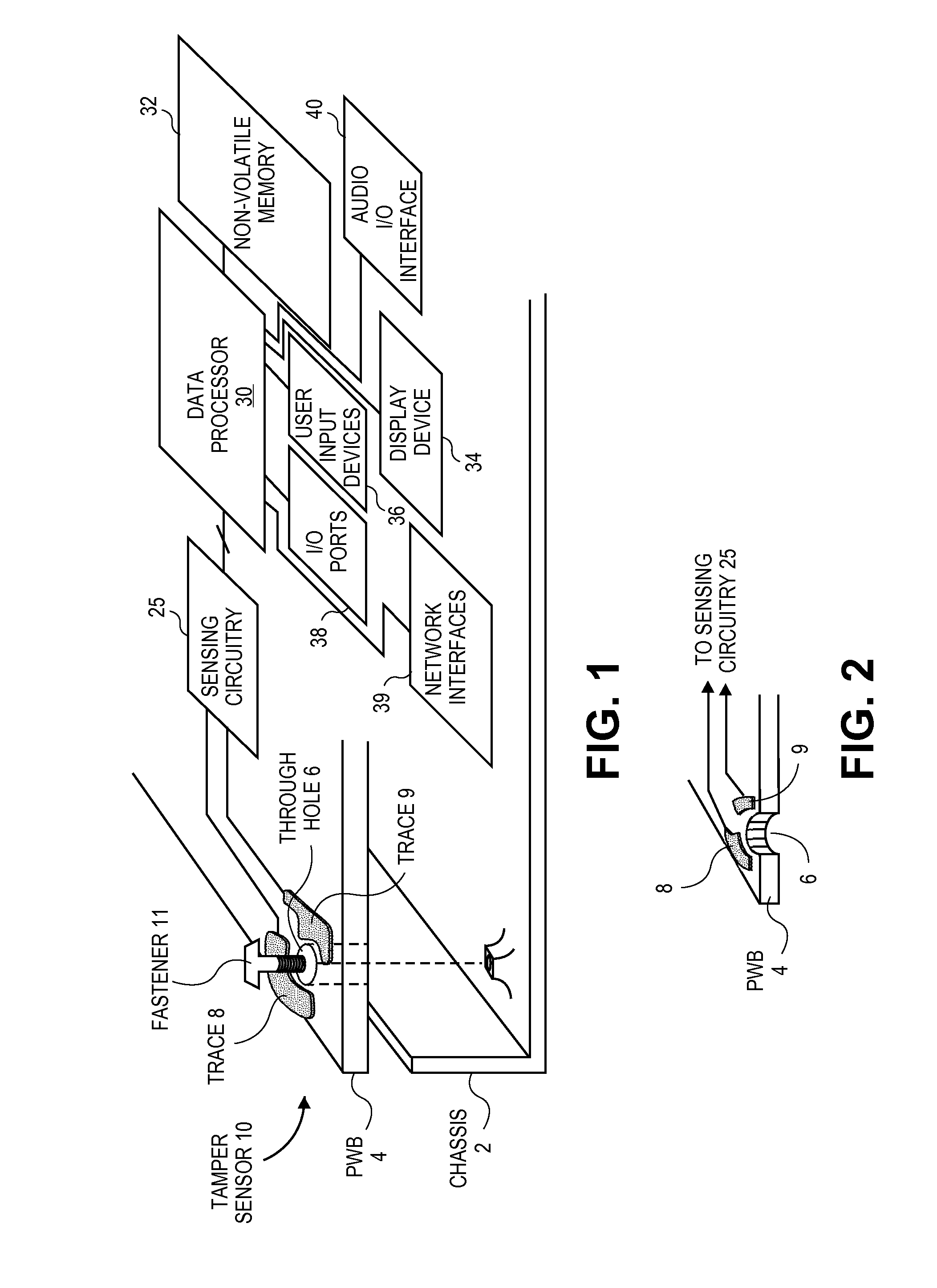 Mechanisms for detecting tampering of an electronic device