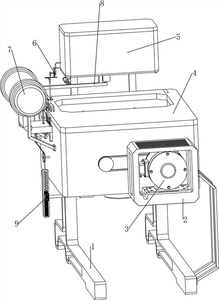 Postoperative instrument cleaning equipment for anesthesia department