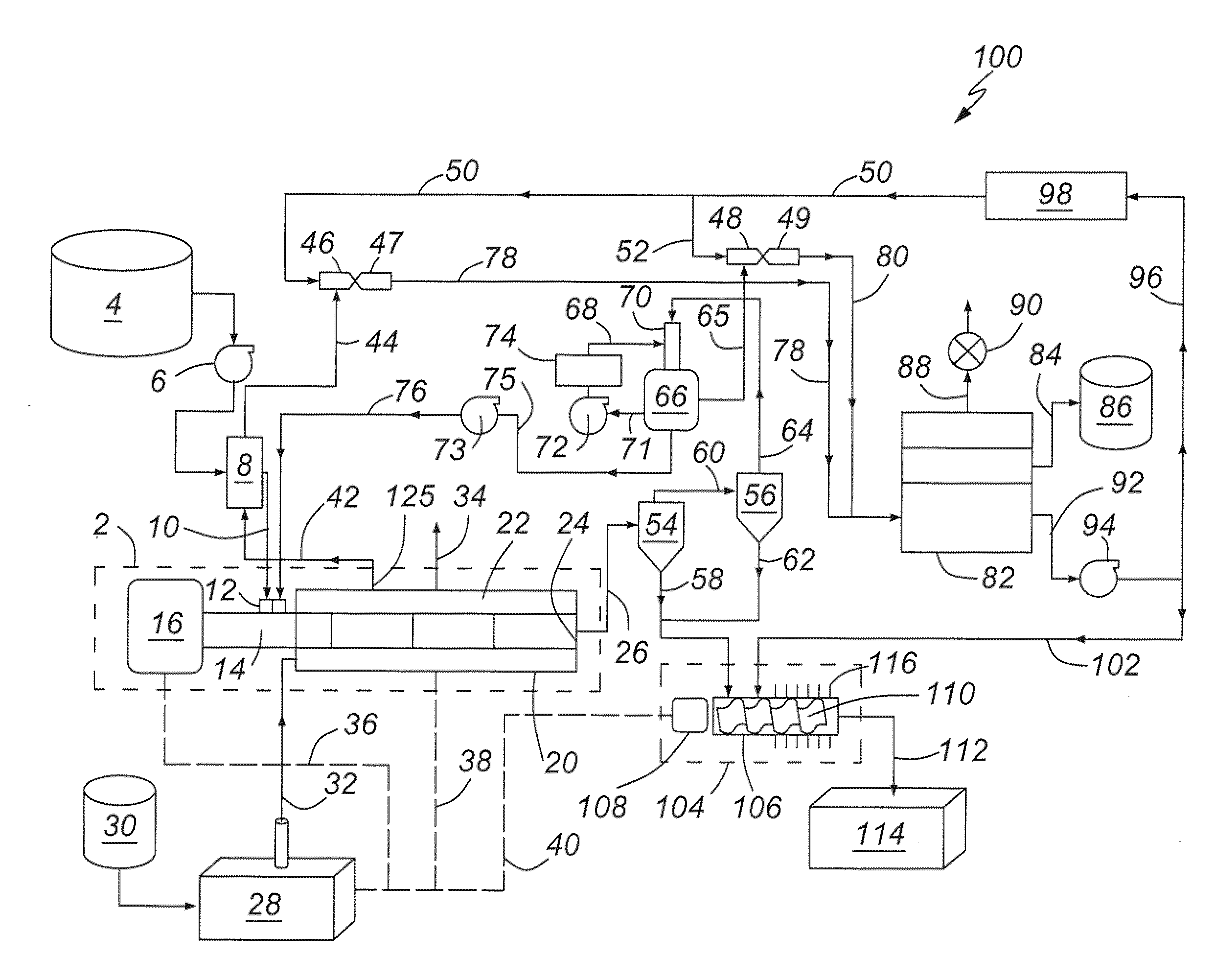 Turbulent vacuum thermal separation methods and systems