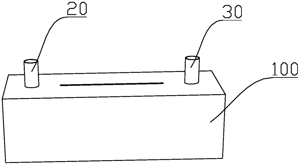 Inkjet type gluing spray head