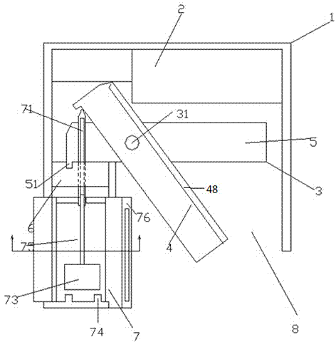 Circuit board control cabinet with detachable rear cabin cover