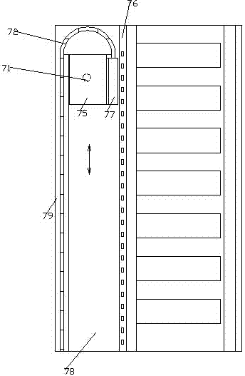 Circuit board control cabinet with detachable rear cabin cover