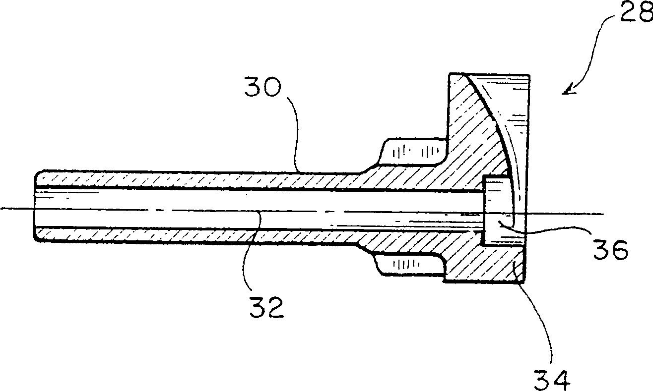 Fastener driver with auxiliary fuel box measuring valve rod sealing adaptor