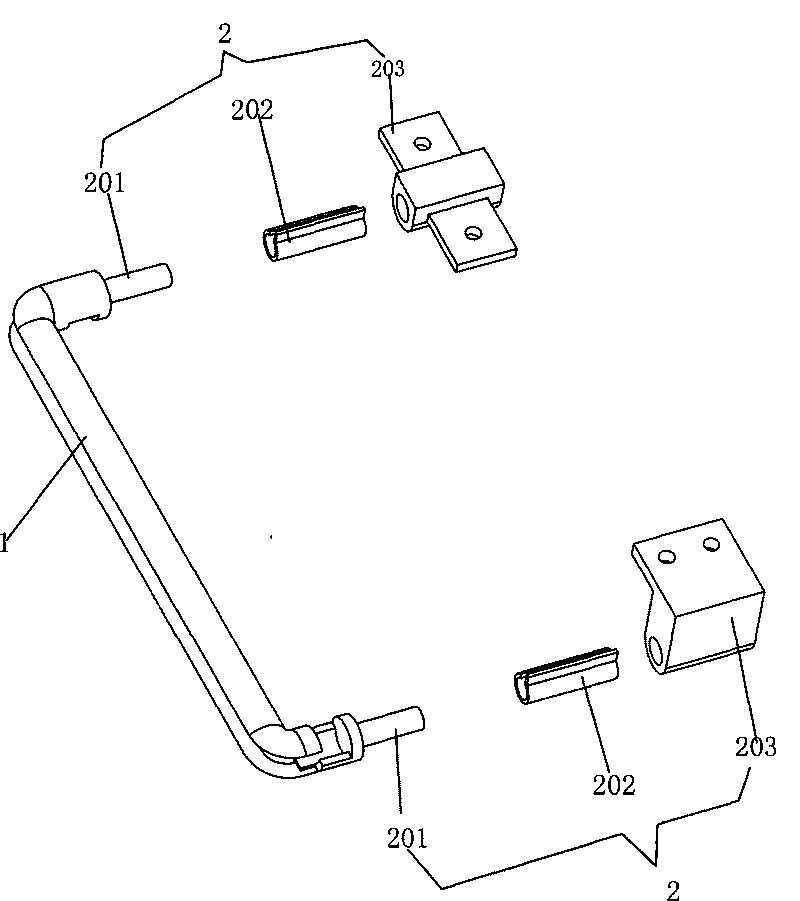 Rotating supporting device for display screen