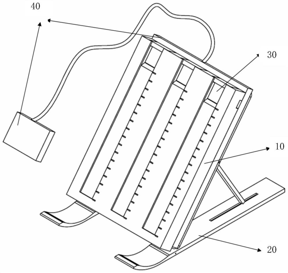 Color line fluidity detection device