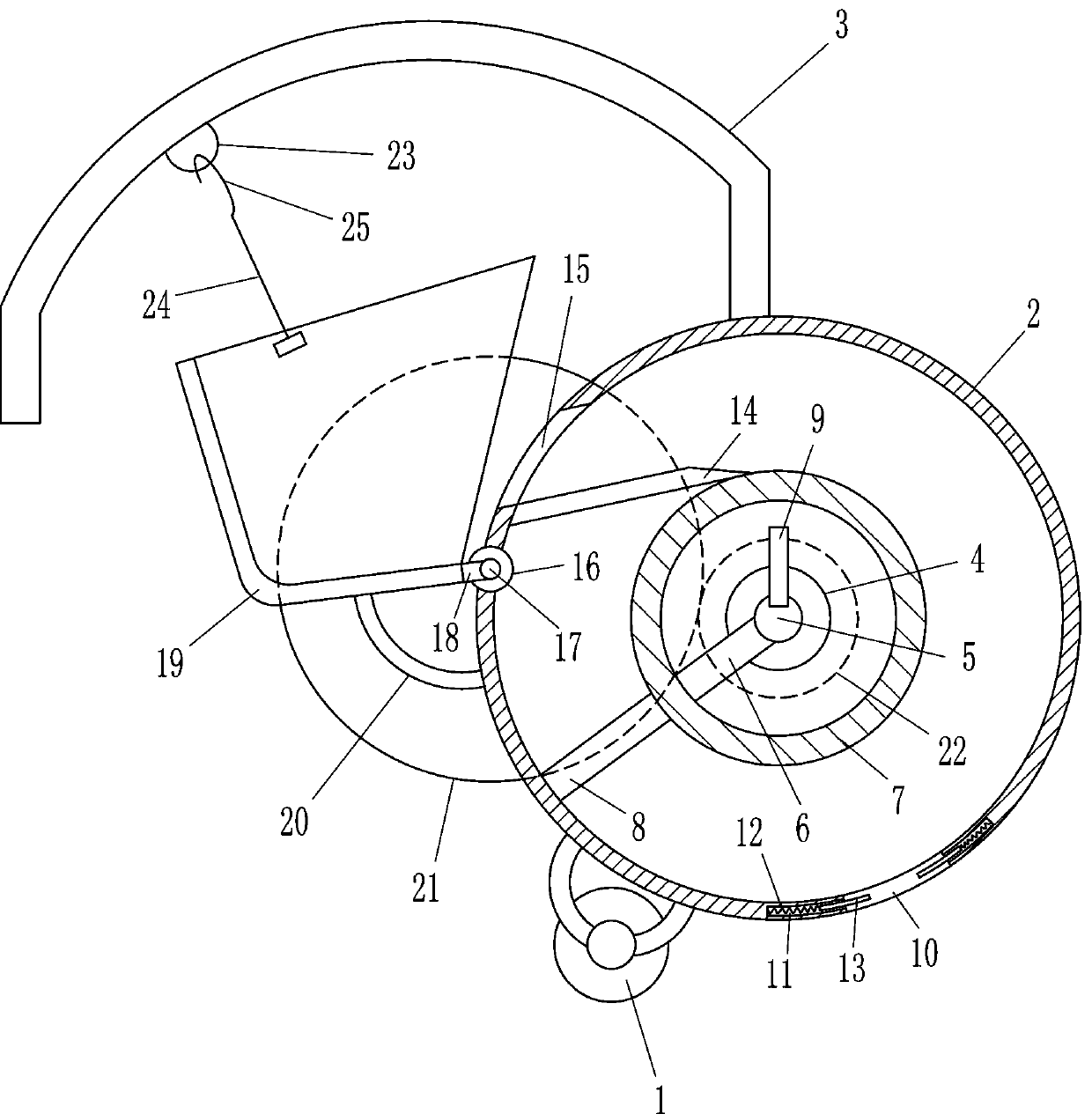 A ping pong ball picker