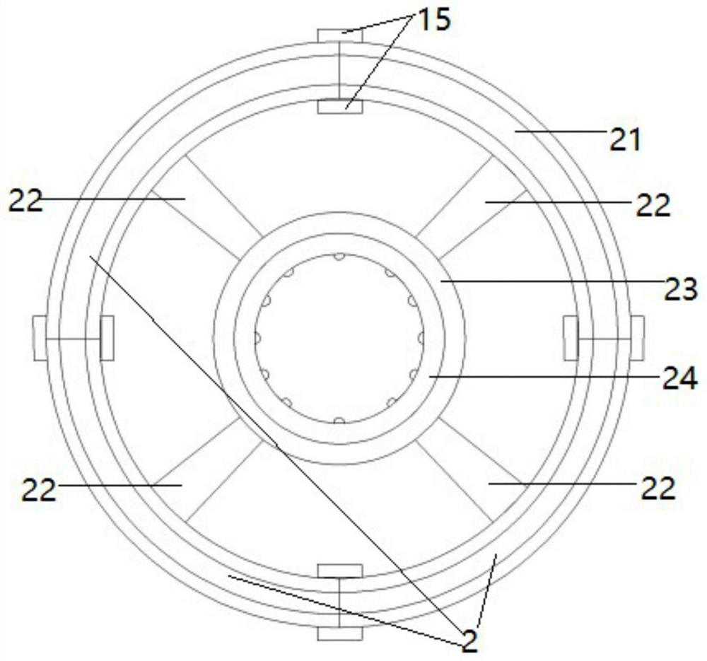 Device for planting dendrobium officinale on trunk