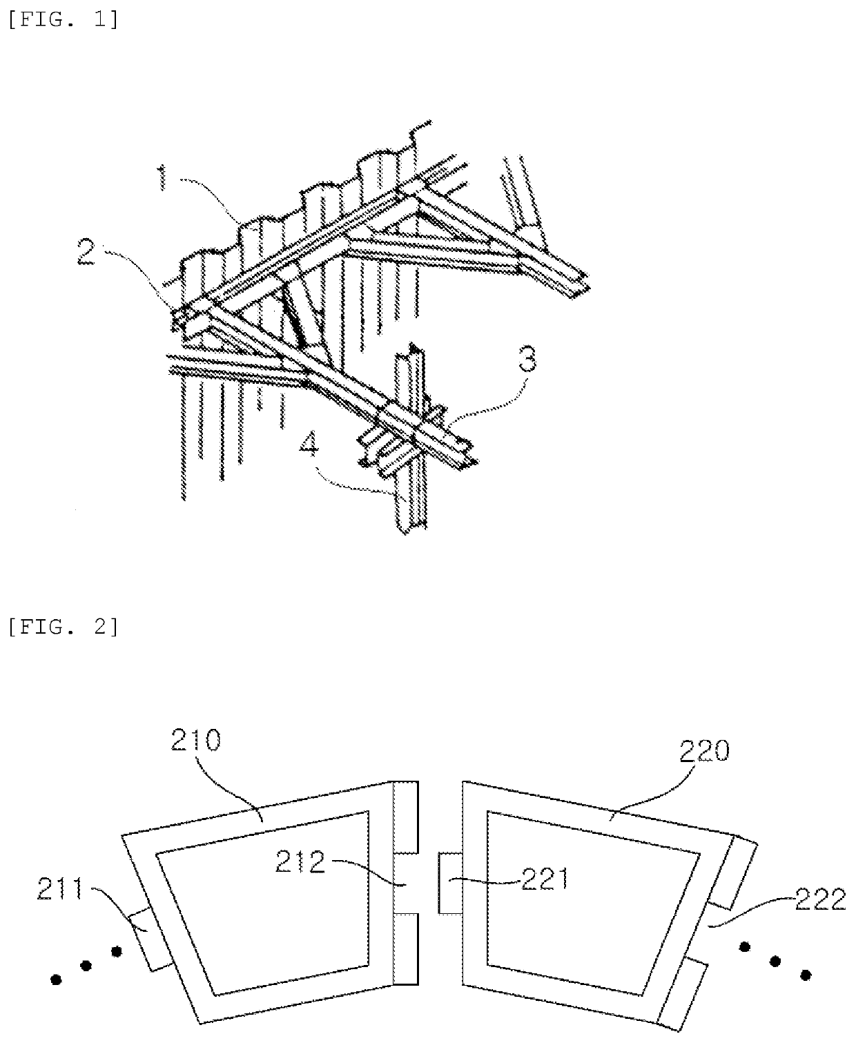 Ring-shaped cofferdam and temporary pit excavation structure using tapered square pipe, and construction method thereof