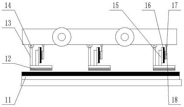 Automatic rehabilitation nursing bed driven by linear motor