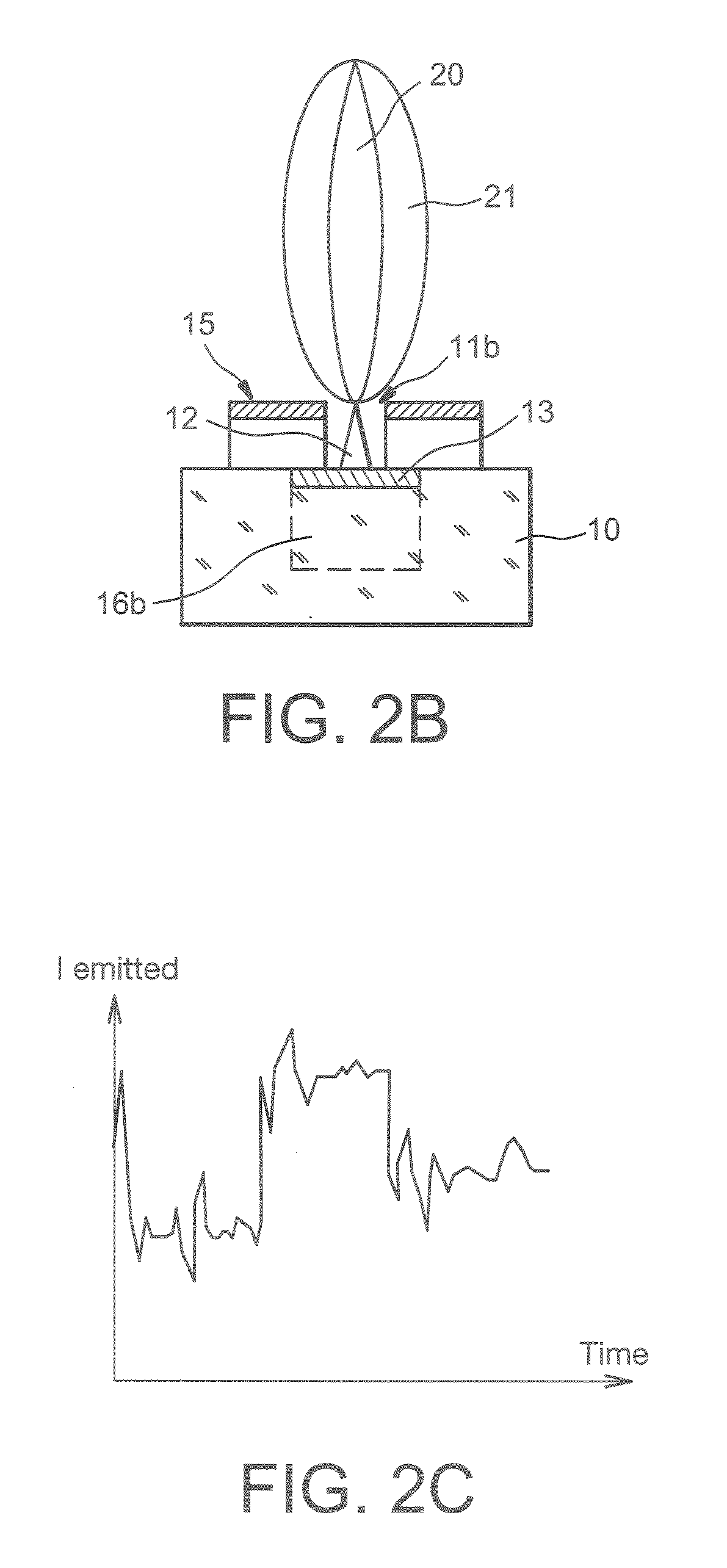 Microelectronic multiple electron beam emitting device