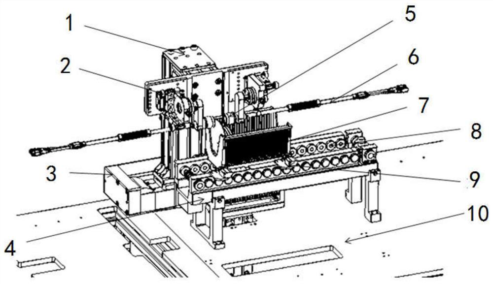 A high-precision on-line rapid measurement device and measurement method for the thickness of an aluminum substrate