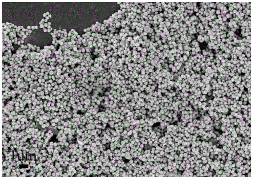 Method used for controllable preparation of monodisperse mesoporous molybdenum disulfide nanospheres