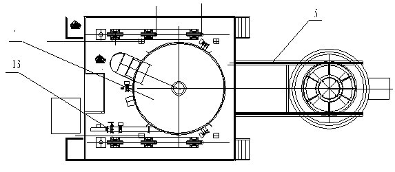 Bottom lifting type resistance heating annealing furnace