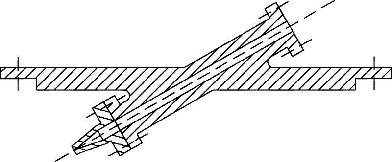 Water erosion experimental facility with/under rotary impact of high-pressure water jet