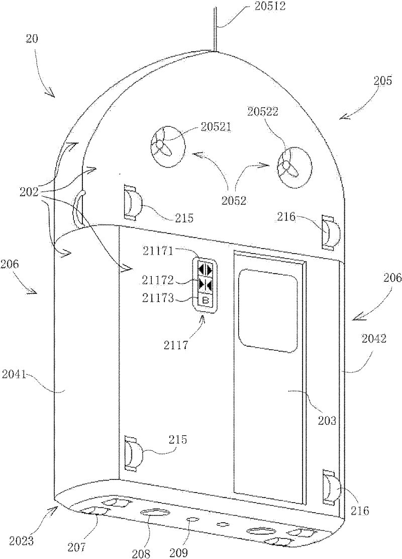 Microcomputer controlled and storage battery driven high-rise building fire high-speed escape elevator