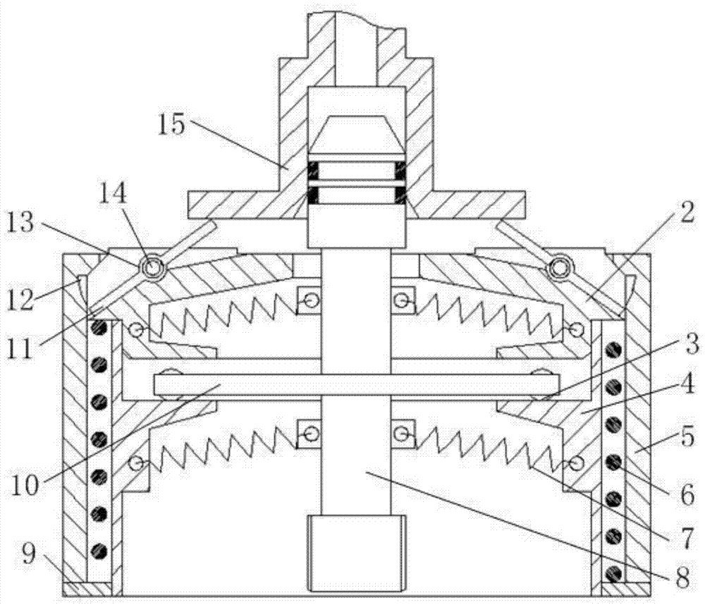 A pipeline floating connection device with backward function