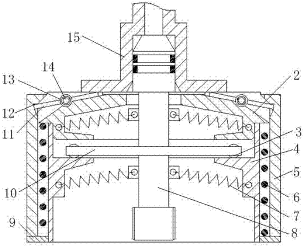 A pipeline floating connection device with backward function