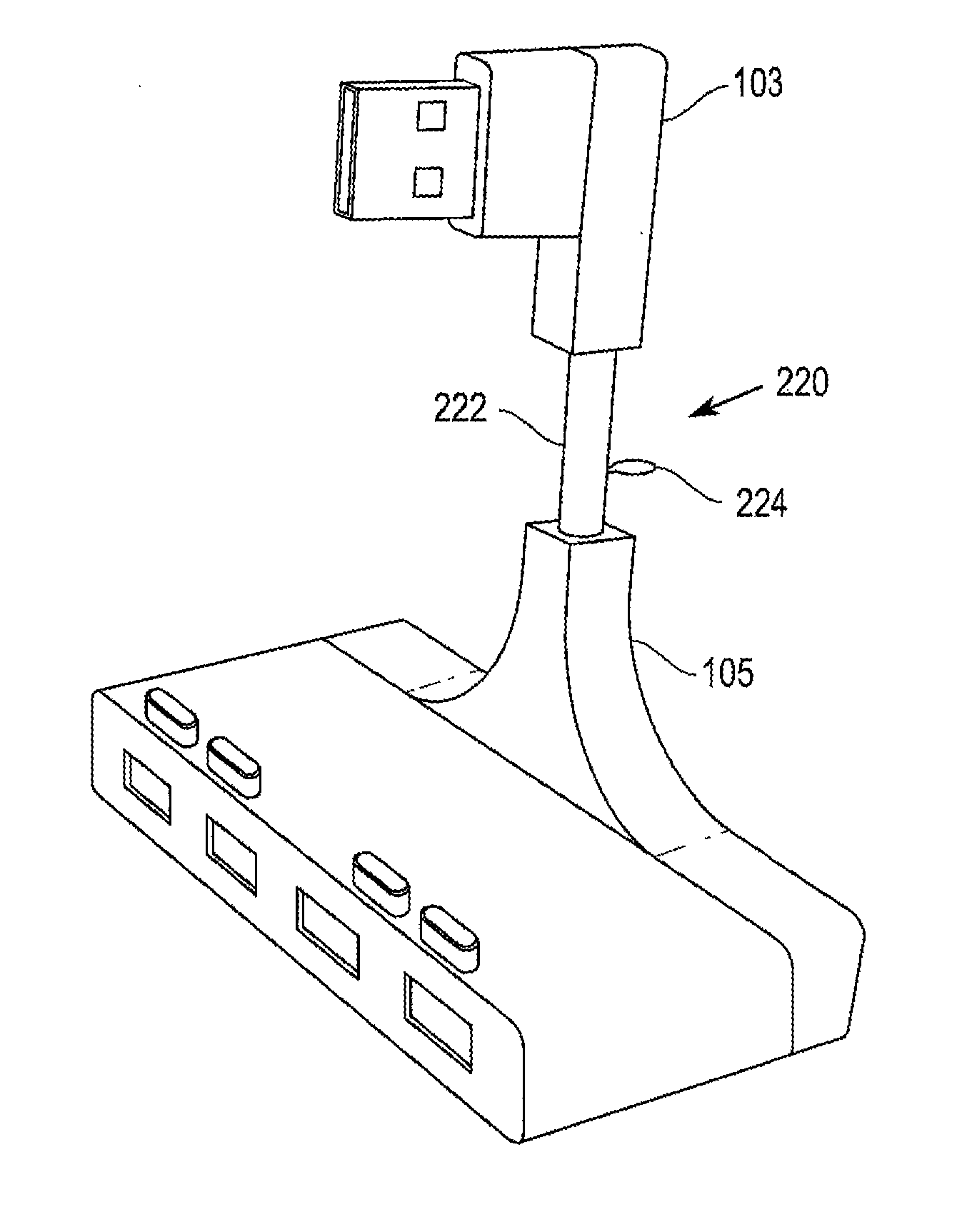 Computer inerface extender apparatus