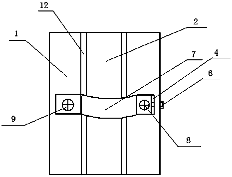 A fixed bracket for a natural gas tank for a vehicle