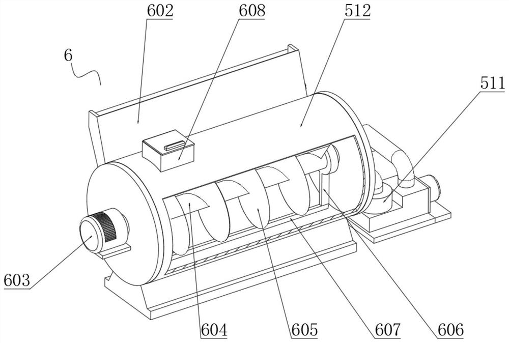 A printing and dyeing treatment device capable of improving the printing and dyeing quality of printed and dyed cloth