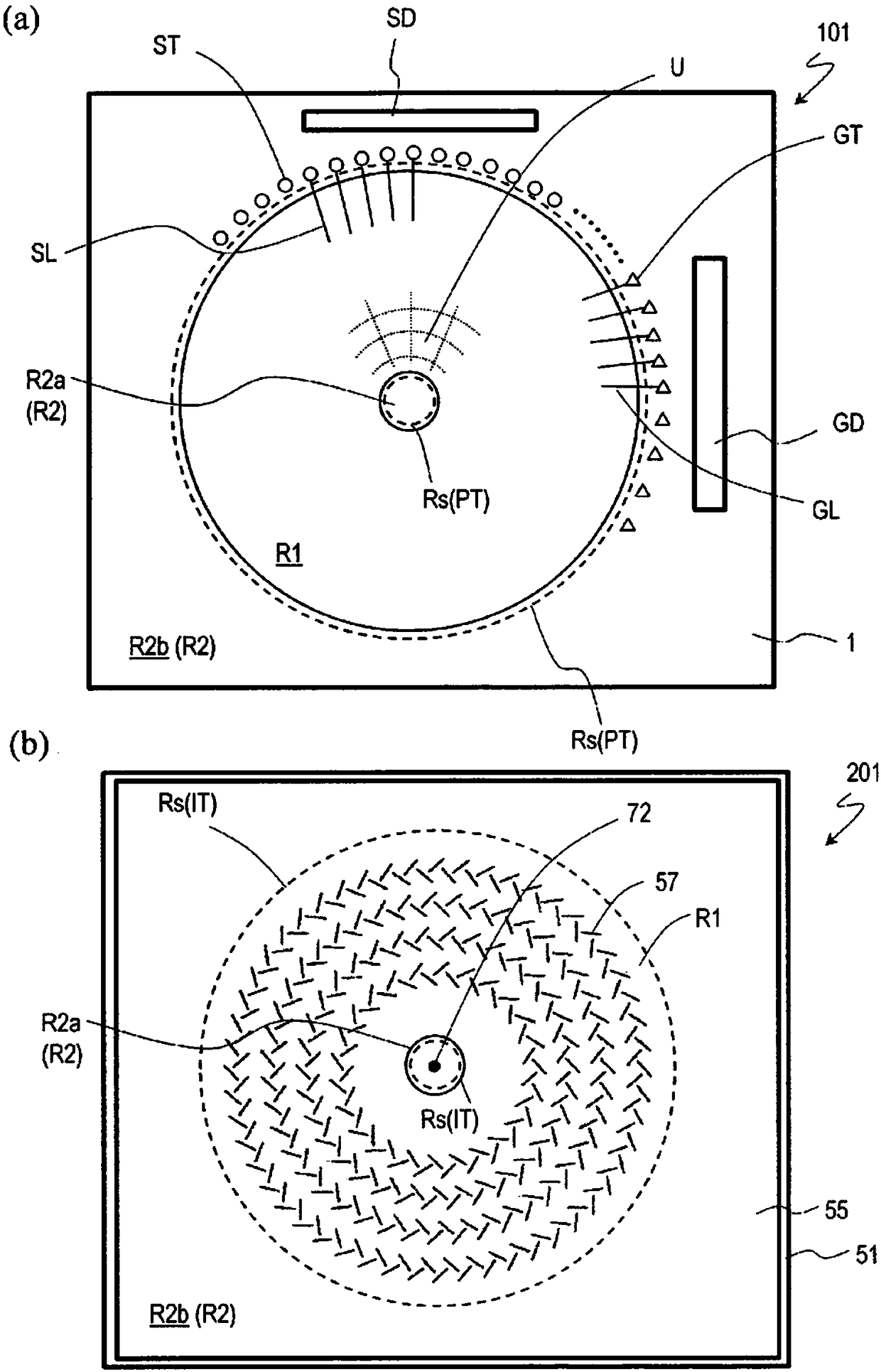 Scanned antenna and method of inspecting scanned antenna