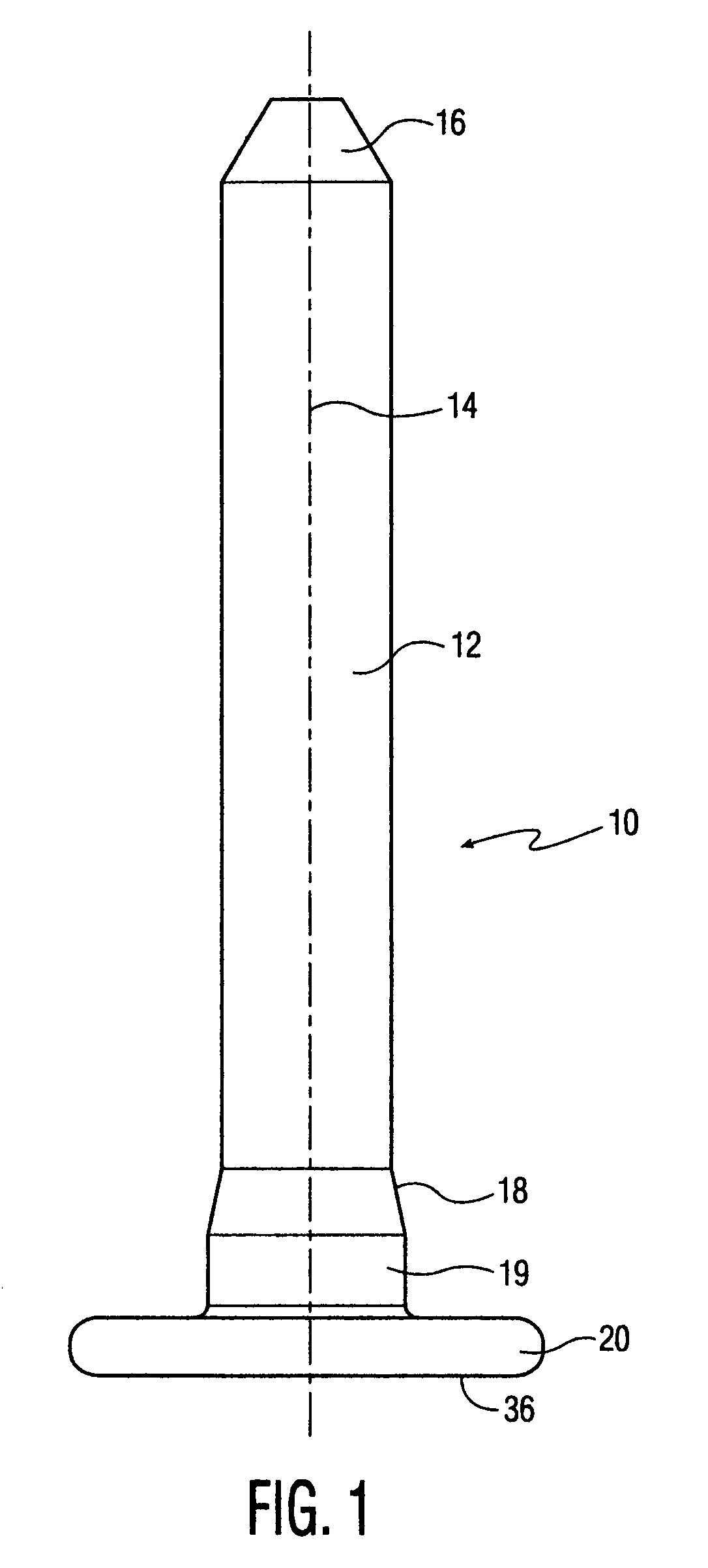 Tape-packaged headed pin contact