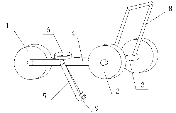 Carrying trolley for extinguishment shooting device