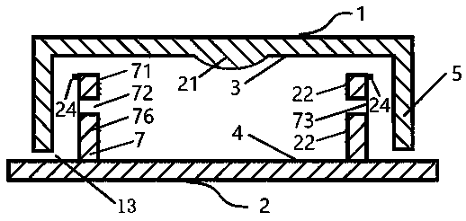 Cracking-type quantitative visible easy-to-press surface sampling culture dish