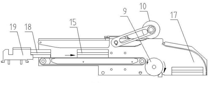 Cigarette receiving channel for single cigarette detecting and eliminating equipment of packaging machine