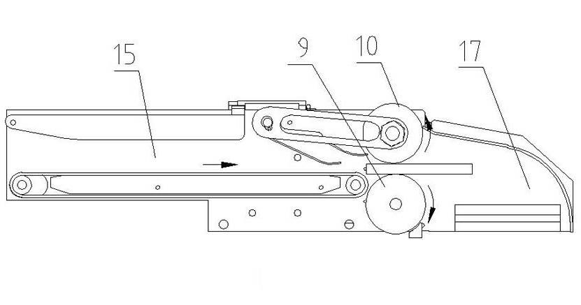 Cigarette receiving channel for single cigarette detecting and eliminating equipment of packaging machine