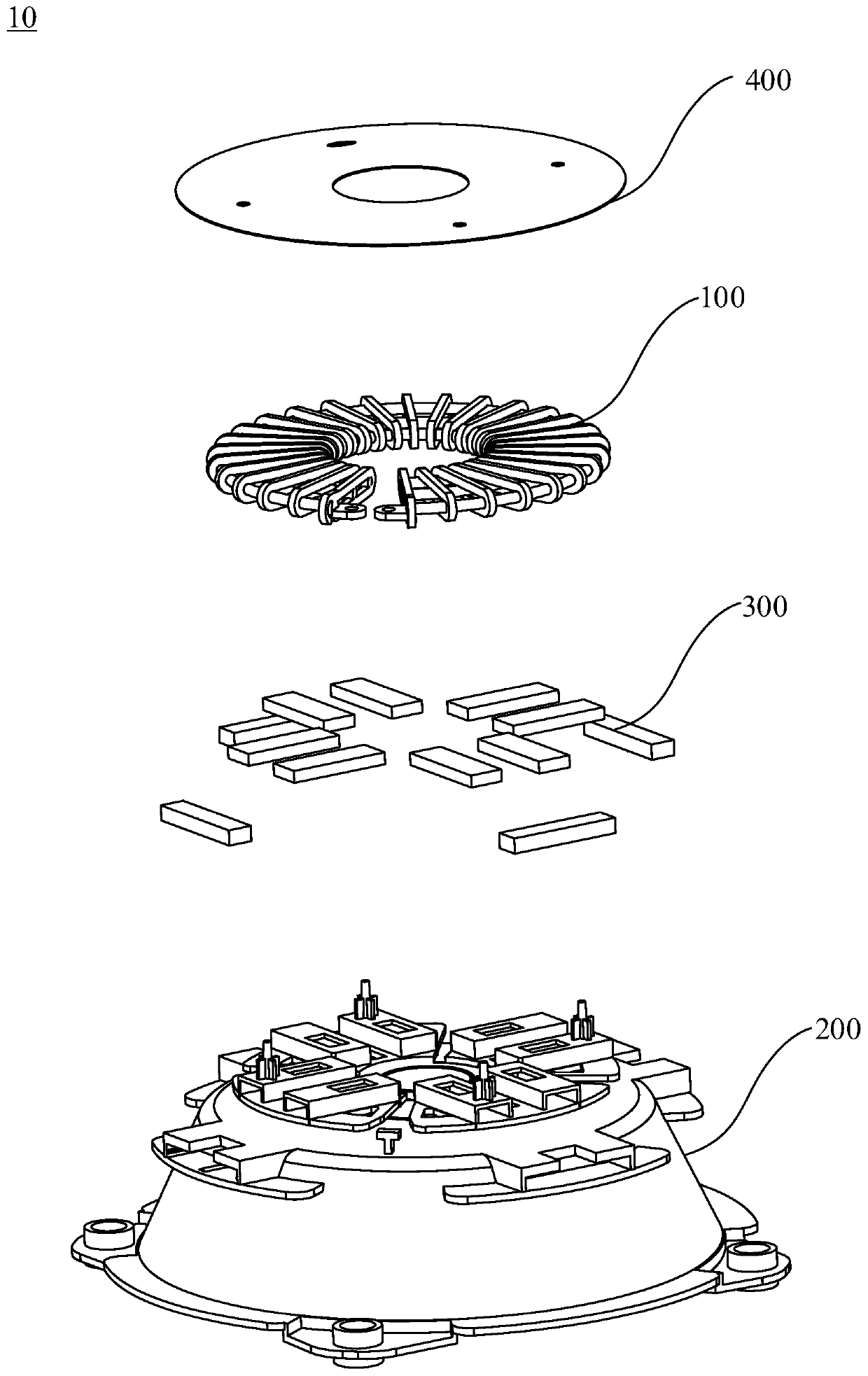 Winding unit, winding assembly and cooking device