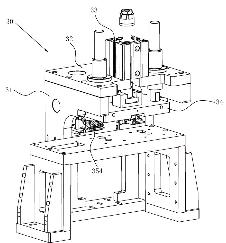 Square battery shaping and testing machine