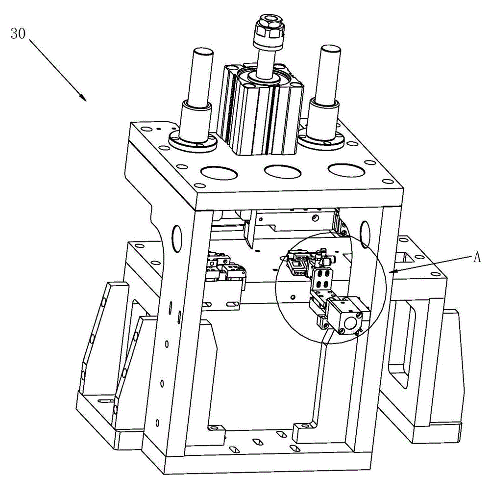 Square battery shaping and testing machine