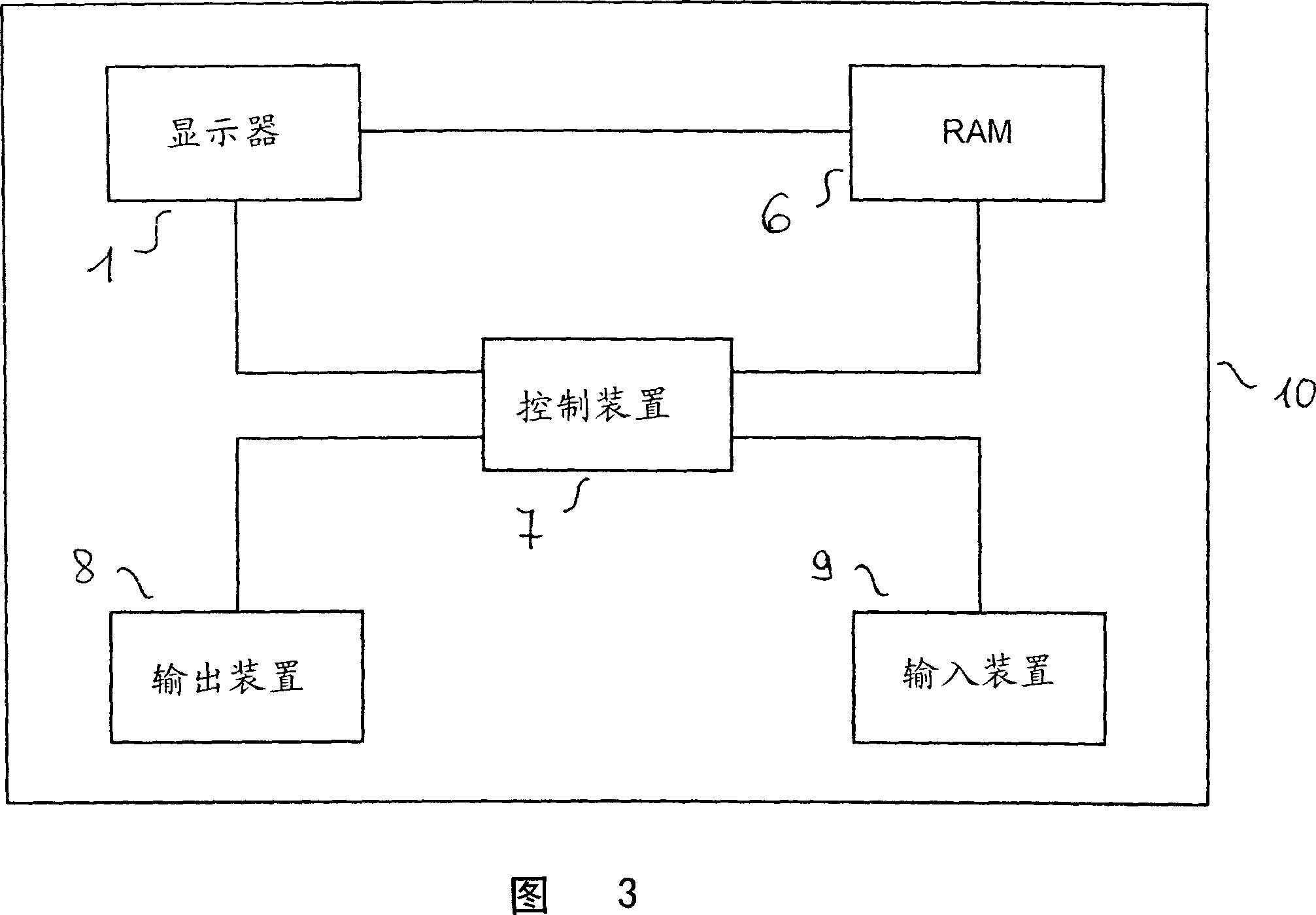 Display for a mobile terminal for wireless communication