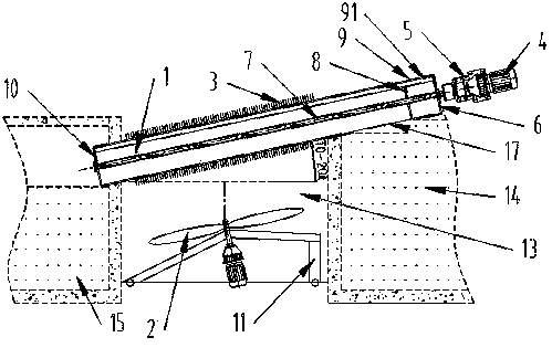 Biomass gasification extraction liquid cooling device