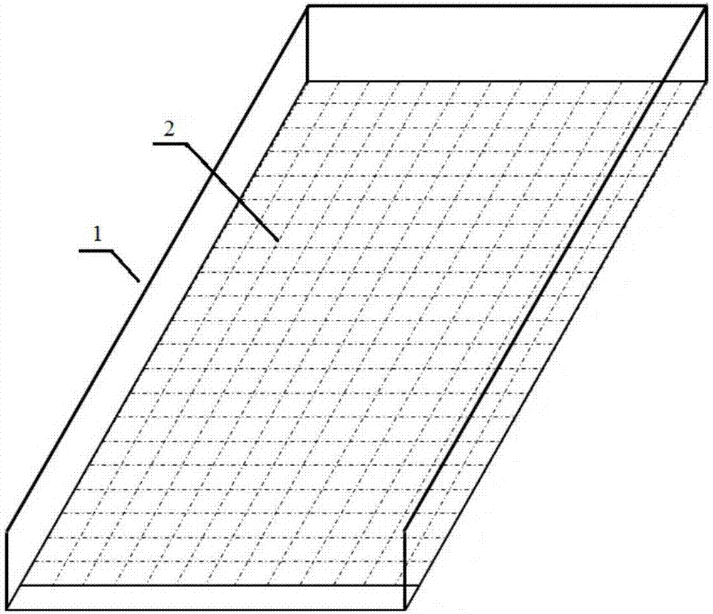 Measuring apparatus for simulating hydrologic regime of litter layer on slope of forest