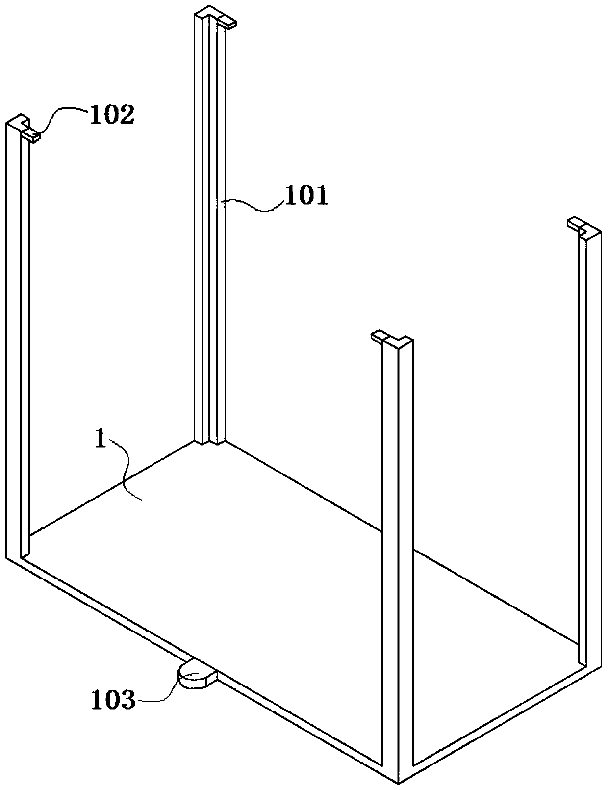 Environment-friendly adjustable classification garbage can