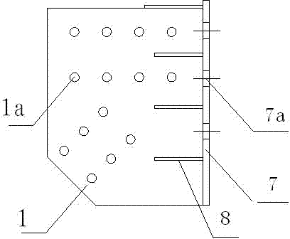 Universal member pre-buried node and installing method thereof