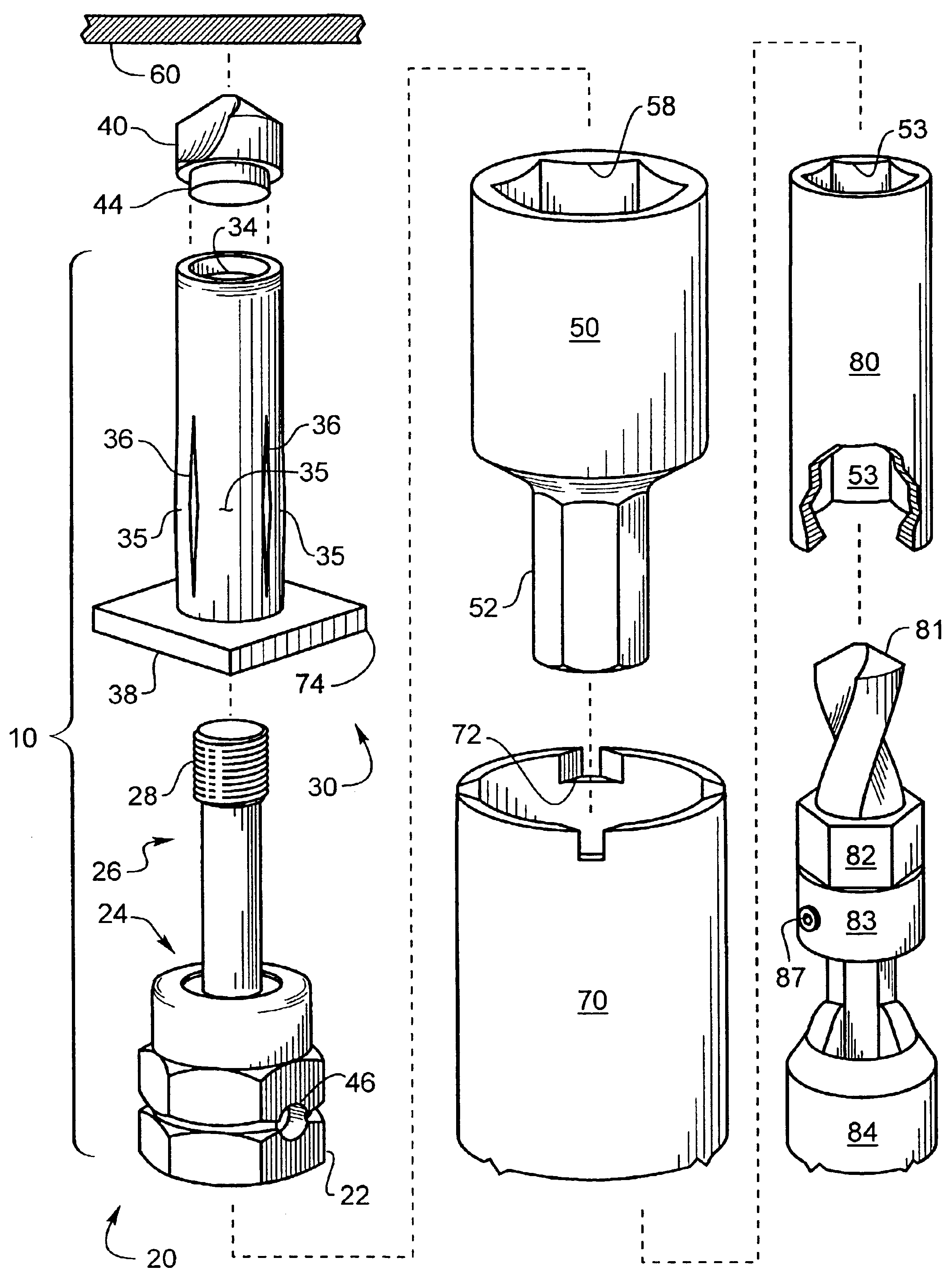 Mushrooming expandable anchor