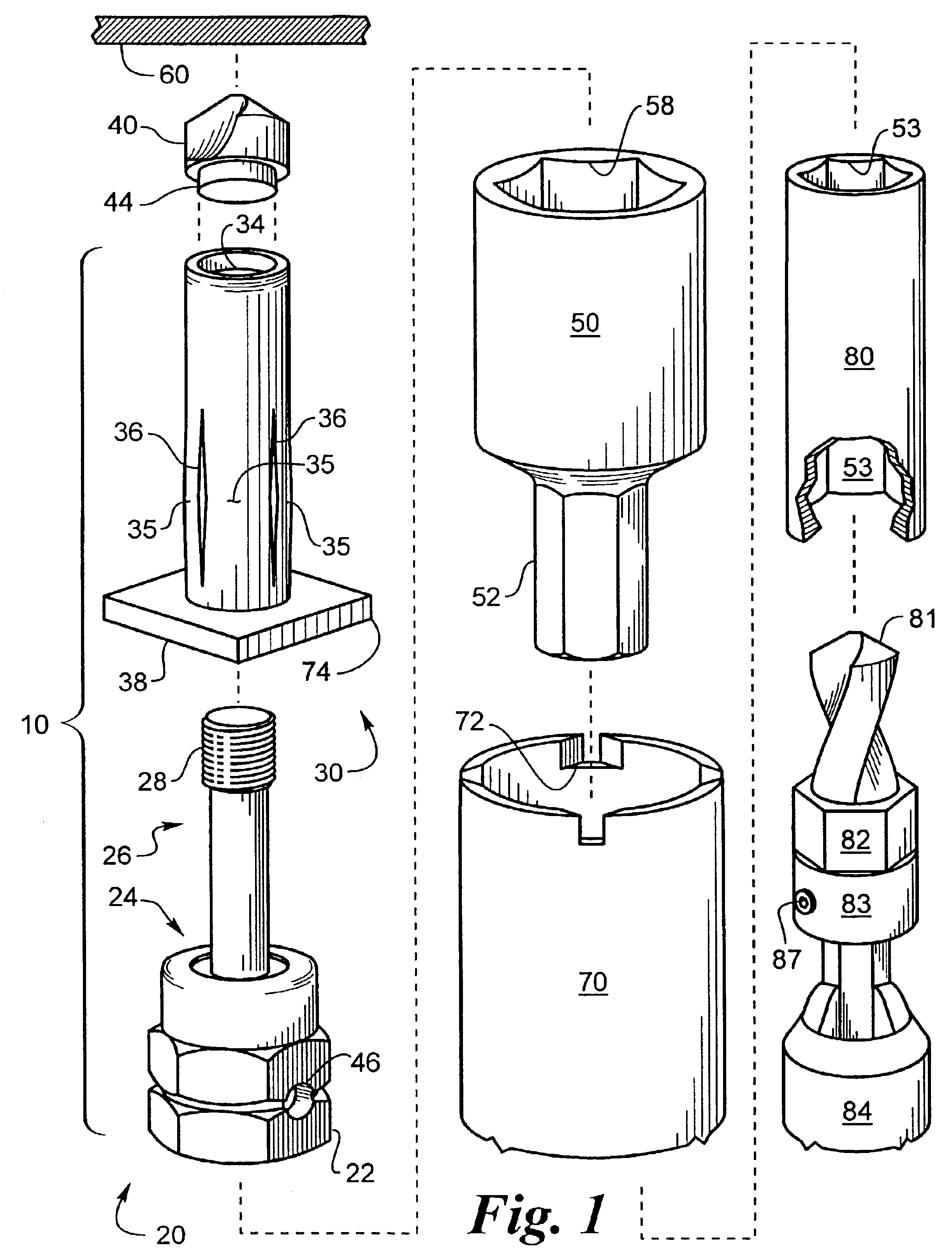 Mushrooming expandable anchor