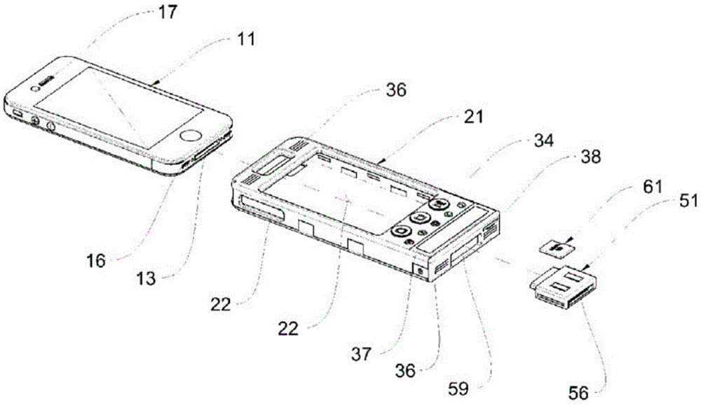 Smart case for mobile phone having recording function