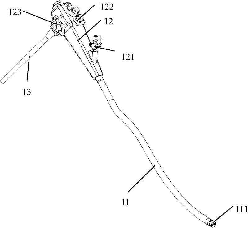 Novel three-dimensional electronic choledochoscope system and use method thereof