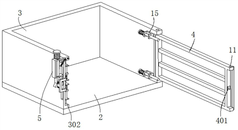 A house construction carrying frame with anti-fall and using method