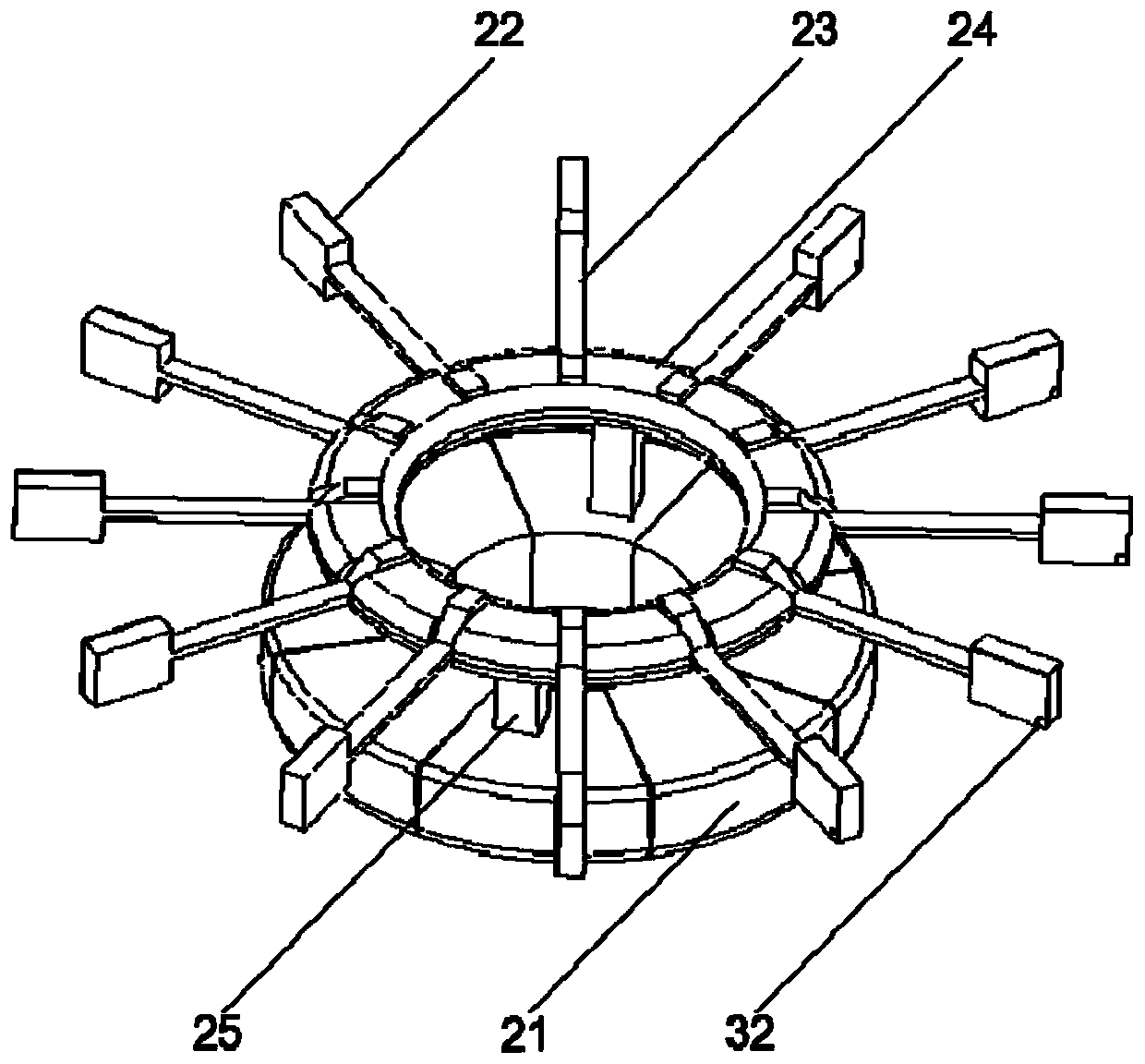 Micro force dynamic rotation measurement system and measurement and calibration method