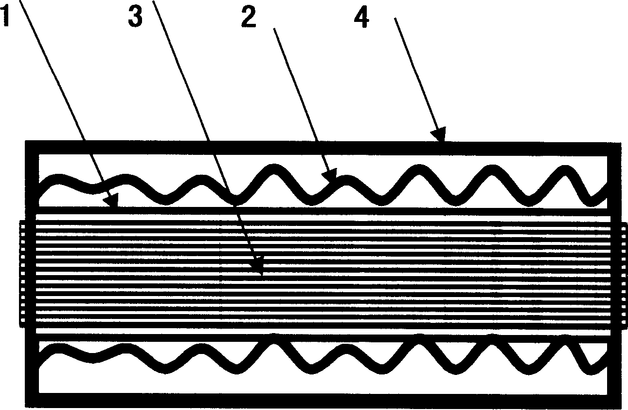 Optical cable having metal corrugated pipe protective sheath