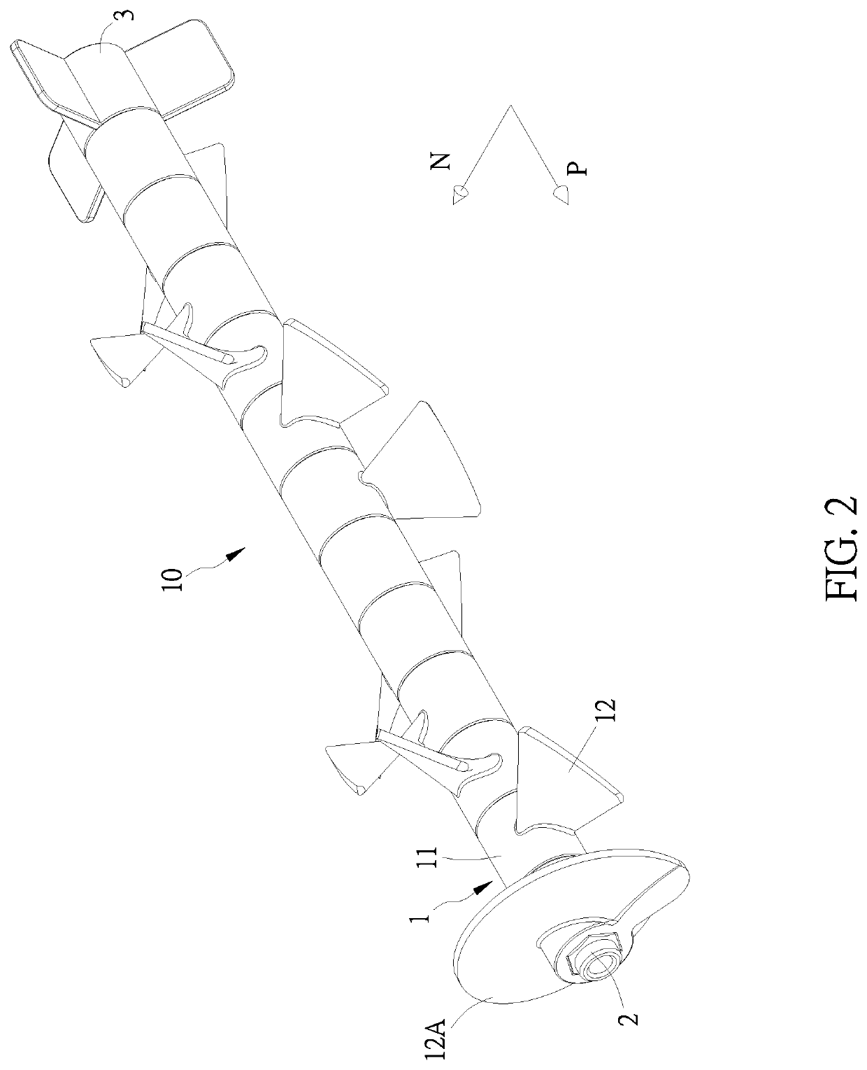 Stirring rod of hot and cold foods supplying machine and assembled stirring unit thereof