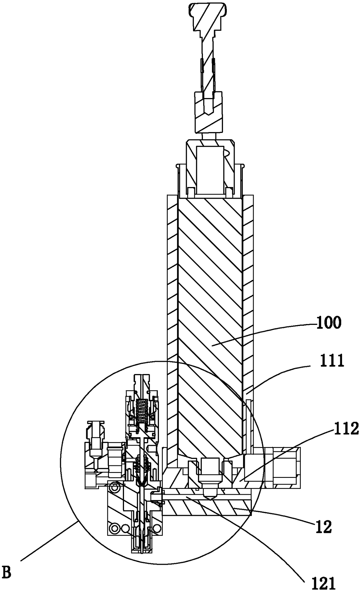 Hot melt adhesive spray valve