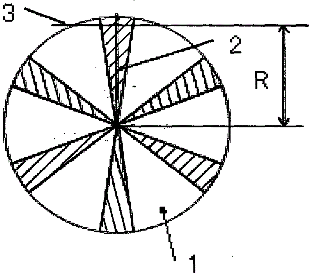 Determination method of first initial side surface of fly-cut monocrystalline germanium two-dimensional six-surface rotating drum